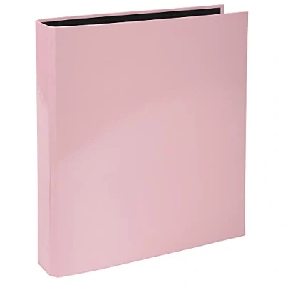 Bild av Exacompta Ref 54566E 1 Aquarel styv pärm 2 x 25 mm D ringar 40 rygg Yttermått: 31,5 30 cm Sorteringsformat A4 Färg: rosa Arkiveringskapacitet: 230 till 270 ark 80g papper