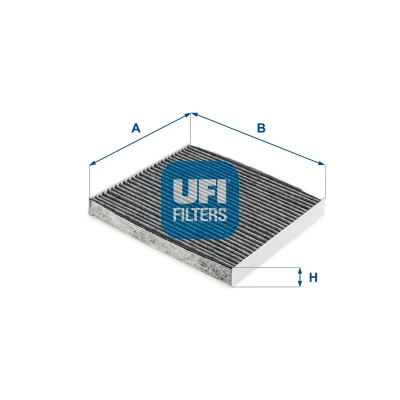 Bild av UFI 54.271.00 Filtre d&#039;habitacle à charbon actif 196 217 25 MAZDA: CX 7, 6 5 portes, 2 portes