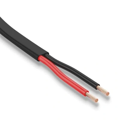 Bild av AOHEWEI 2x0,75 mm² Flat Twin 2 Core Kabel Ledare Koppar Elektrisk ledning 5V 12V 24V 60V, Tunnvägg Röd/Svart Bilbåtskabel 5/10/20/50 meter