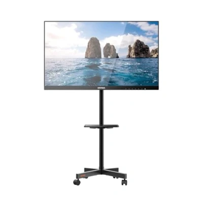 Bild av GRIFEMA TV ställ hjul för 2665 tum fotstativ höjdjusterbart och lutbart universellt golvstativ med hylla upp till 40 kg, max VESA. 400 x mm enkel installation robust plasma/LCD/LED