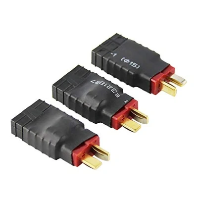 Bild av YUNIQUE SVERIGE 3 stycken Deans to Female trådlös adapter TRX Traxxas för RC laddare (3 pack)