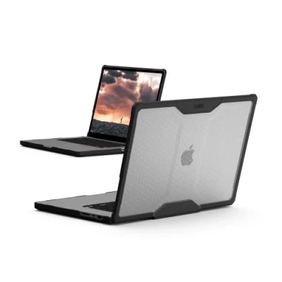 Bild av UAG Designad för MacBook Pro 16 tum fodral 2021 2023 A2991 M3 Pro/Max, A2780 M2 A2485 M1 Pro/Max robust Lightwieght Touch ID Mil Grade Plyo laptopfodral av URBAN ARMOR GEAR, klar genomskinlig