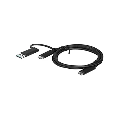 Bild av Lenovo HYBRID USB C med A, 4X90U90618, schwarz, 3ft
