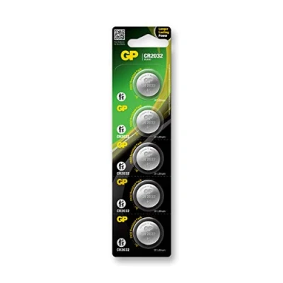 Bild av CR2032 Batteri 5 pack Knappcell Litium Batterier 3V GP Batteries