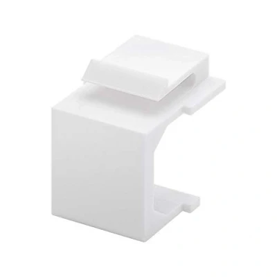 Bild av Goobay 79816 Keystone avskärmning för CAT, SAT, LAN, HDMI, USB moduler, skydd, blindskydd, 4 pack, vit