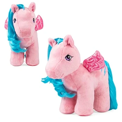 Bild av 40 årsjubileum mjuk leksak eldgnista, My Little Pony, Basic Fun, 35331, samlarbar vintage hästleksak för barn, enhörningsgosedjur pojkar och flickor från 3 år