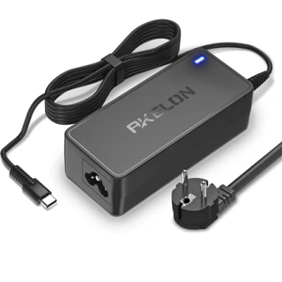Bild av AKELON 65W Laddare USB C för Thinkpad Yoga Dell Chromebook 3100 Latitude 5420 HP Acer Asus Samsung Google Type AC Adapter