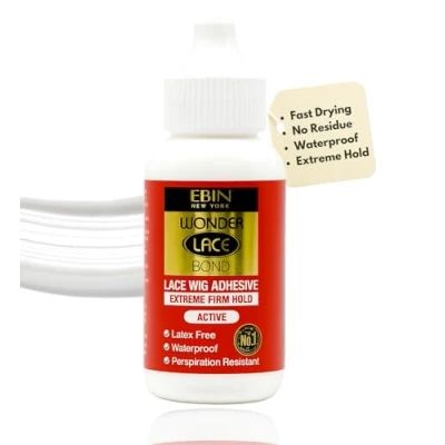 Bild av EBIN NEW YORK Wonder Lace Bond Extreme Farm Outfit 1,18 oz förbättrad formula utan rester lätt att applicera snabbtorkande vattentät svettbeständig latex