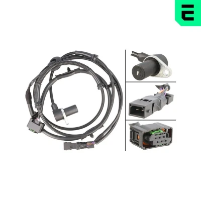 Bild av OPTIMAL 06 S293 Capteur ABS passif 1190 1345, 920 AUDI: A4 B7 Avant, Berline, B6/B7 Cabriolet