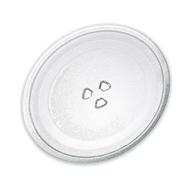 Bild av DL SERVICE Glas mikrovågsugn tallrik kompatibel med Samsung, diameter 255 mm, lämplig för Samsung mikrovågor
