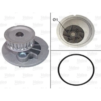 Bild av VALEO 506703 Pompe à eau avec joints couvercle OPEL: Corsa C 3/5 portes, Meriva A, Zafira VAUXHALL: Mk3, Mk2