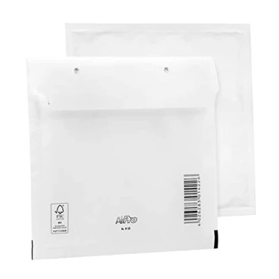 Bild av BANTEX 400123043 Bubbelkuvert, Vit, CD x 100 stycken