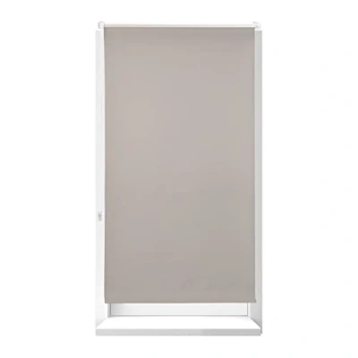 Bild av Relaxdays termisk rullgardin, ogenomskinlig, mörkläggningsrullgardin, beläggning, totalt: 90 x 210 cm, tygbredd 86 brun