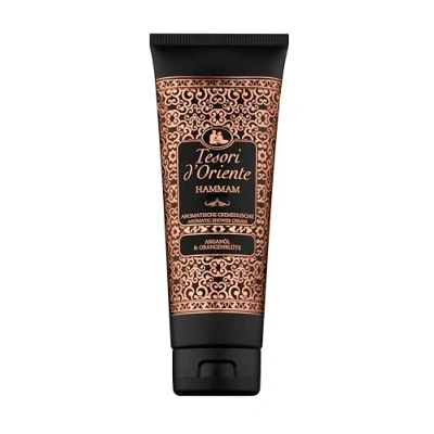 Bild av TESORI D&#039;ORIENTE krämdusch &quot;Hammam&quot; 1 x 250 ML, aromatisk duschgel argan olja och apelsinblomma, duschkräm för kroppsvård, ritual kropp sinnen