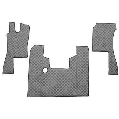 Bild av F CORE FL18 GRAY Ensemble de tapis sol Similicuir avant 3 gris
