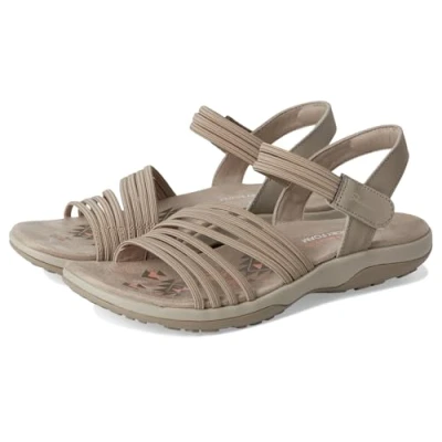 Bild av Skechers Dam Reggae slim coffee Run sandal, Grå Tpe, 38 EU