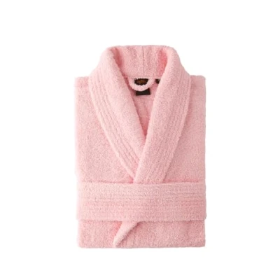 Bild av Top Towel Elegant Badrock för kvinnor och män i 100% bomull, 500 g/m² val med huva eller utan mjuk absorberande dusch, spa pool, Korall, L
