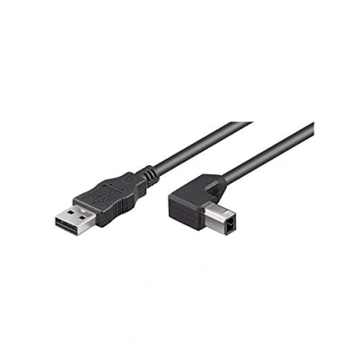 Bild av Pro USB A &lt; &gt; B 2.0 90 1m Svart