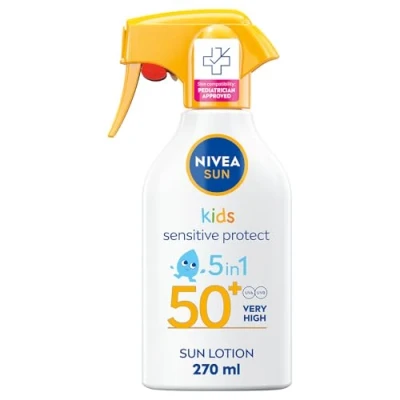 Bild av NIVEA Kids Sensitive Protect &amp; Play Sun Spray SPF50+ 270 ml