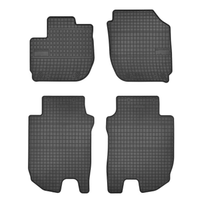 Bild av FROGUM 546757 Ensemble de tapis sol Caoutchouc avant et arrière 4 noir Sur mesure
