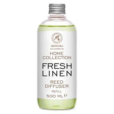 Bild av Reed Diffuser Refill Fresh Linen 500ml Room Home Fragrance Scented Aroma Scent Freshener
