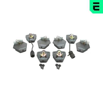 Bild av OPTIMAL BP 10339 Jeu de plaquettes frein Essieu avant contact signal d&#039;usure inclus AUDI: A8 D2, A6 C4 Avant, 100 Berline