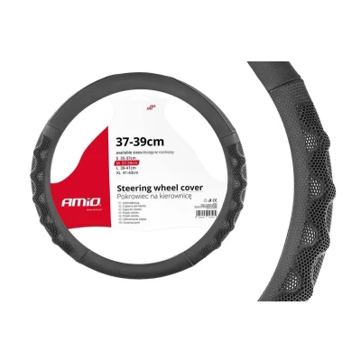 Bild av AMiO SWC 26 M 02563 Housse de volant noir 37 39 Similicuir, Matière plastique