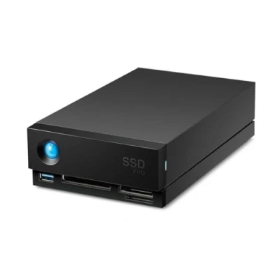 Bild av LaCie 1big Dock SSD Pro, 2 TB, Extern SSD, 2800 MB/s, Thunderbolt 3, FireCuda NVMe Mac &amp; PC, 1 månad Adobe CC, 5 års Rescue Services (STHW2000800)