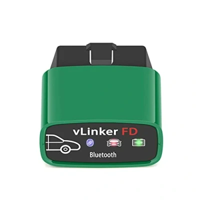 Bild av Vgate OBDII Bluetooth, vLinker FD OBD skanner OBD2 diagnosverktyg för kontroll av motorljus Android &amp; Windows (Bluetooth 3.0)