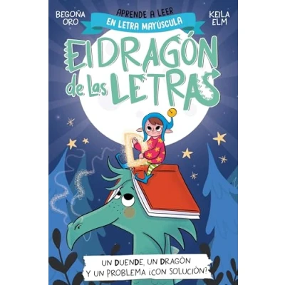 Bild av PHONICS IN SPANISH un duende, dragón y problema ¿con solución? / An Elf, a Dragon, and Problem... With Solution? The Letters Dragon 3: Aprender leer con MAYÚSCULAS (a partir de 5 años)