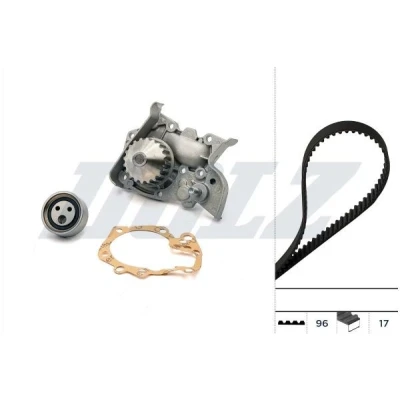 Bild av DOLZ KD116 Pompe à Eau + Kit De Distribution 96 RENAULT: MEGANE 1, Thalia 1