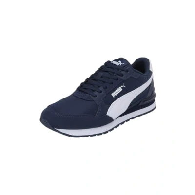 Bild av Puma ST Runner V4 Unisex Sneakers, Storlek: 42.5, Club navy/white Skinnimitation/textil