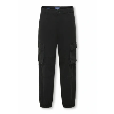 Bild av KIDS ONLY Kobmaxwell cargobyxa PNT Noos cargobyxor, svart, 146 cm