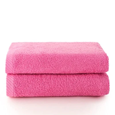 Bild av Towel Pack 2 Handdukar Badhanddukar 100% Bomull 500g/m2 Åtgärd 100x50cms