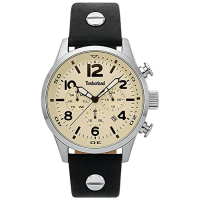 Bild av Timberland Herren Multi Zifferblatt Quarz Uhr mit Leder Armband TBL.15376JS/07