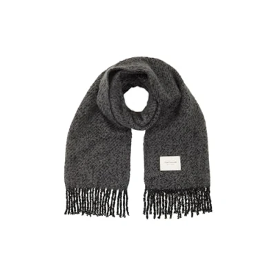 Bild av TOM Tailor MIT Fransen Halsduk, Storlek: One Size, Deep black