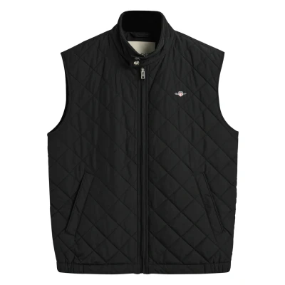 Bild av GANT Quilted Windcheater VEST Väst, Storlek: XS, Black
