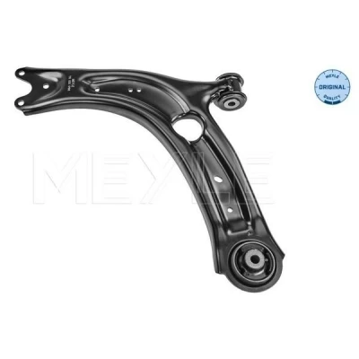 Bild av MEYLE 116 050 0195 Bras de suspension ORIGINAL Quality avec support en caoutchouc Essieu avant gauche barre oscillant transversal Tôle d&#039;acier
