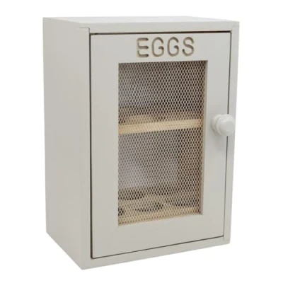 Bild av APOLLO THE HOUSEWARES BRAND 4936 äggskåp grå, trä, 12 x 18 25 cm