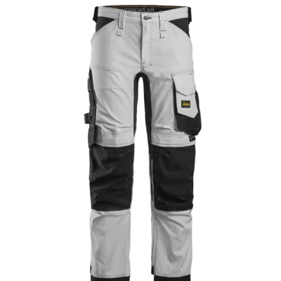 Bild av ARBETSBYXA STRETCH AW VIT/SVART STL 056 Beijerbygg Byggmaterial