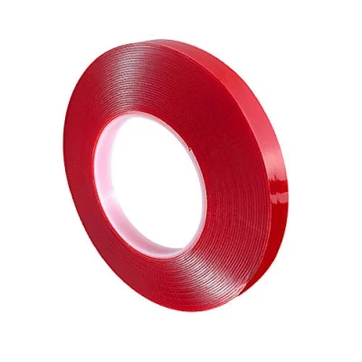 Bild av QitinDasen 10 m x 15 mm premium Heavy Duty dubbelsidig akryltejp, transparent montering tejp rulle, vattentät, värmebeständig, avtagbar (tjock 1 mm)
