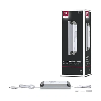 Bild av Paulmann 70976 Stripe MaxLED strömförsörjning kantig, max. 150 watt ljusband, vit ljusremsa plast LED band