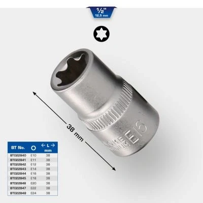Bild av KS TOOLS BT022847 Clé à douille E22 Torx extérieur
