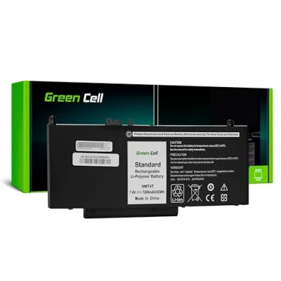 Bild av Green Cell 07V69Y 6MT4T 7V69Y batteri för Dell Latitude E5270 E5470 E5570 bärbar dator (7 200 mAh 7,4 V svart)