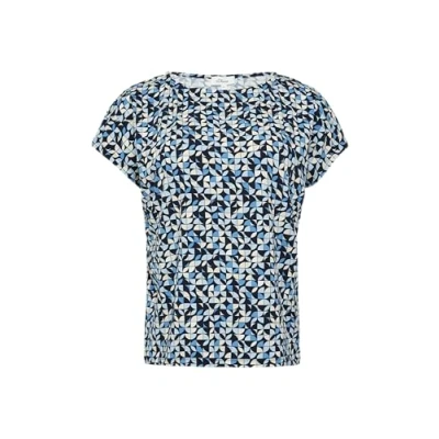 Bild av Elastisk T shirt av viskosstretch i Relaxed Fit Navy 48, marinblå, 48