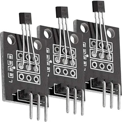 Bild av AZDelivery 3 x KY 035 magnetisk Hall sensor modul analog kompatibel med Arduino och Raspberry Pi inklusive E Book!