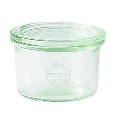 Bild av Weck Tumlarglas 200 ml (högkvalitativt engångs lock, enkelglaslock med glaslock; för kokning; värmebeständig; mikrovågsugnsäker; ugnssäkert glas; rundkantglas) 751, 12 stycken