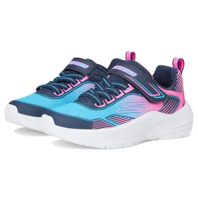 Bild av Skechers Microspec Advance Sneaker för flickor, Marinblått Xsp, 1 UK Child