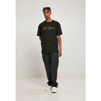 Bild av Urban Classics Script LOGO Tshirt med print, Storlek: Medium, Black