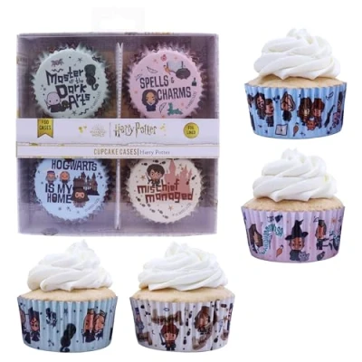 Bild av PME Harry Potter cupcake formar foliebelagda, set med 60 st, berlocker